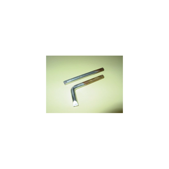 Grot lutowniczy do lutownicy LG-100 ZDZ – prosty i wygięty.