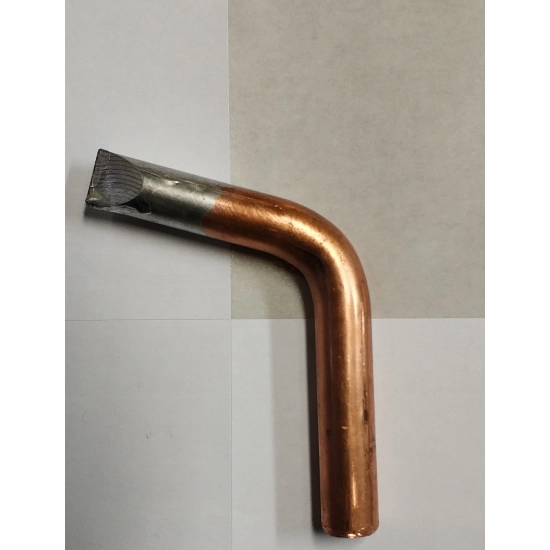 Grot do lutownicy grzałkowej LG-200 ZDZ – dostępny w wersji prostej i wygiętej.