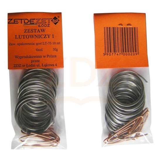 Zestaw Lutowniczy ZL-1 – lutownica transformatorowa z akcesoriami do lutowania.